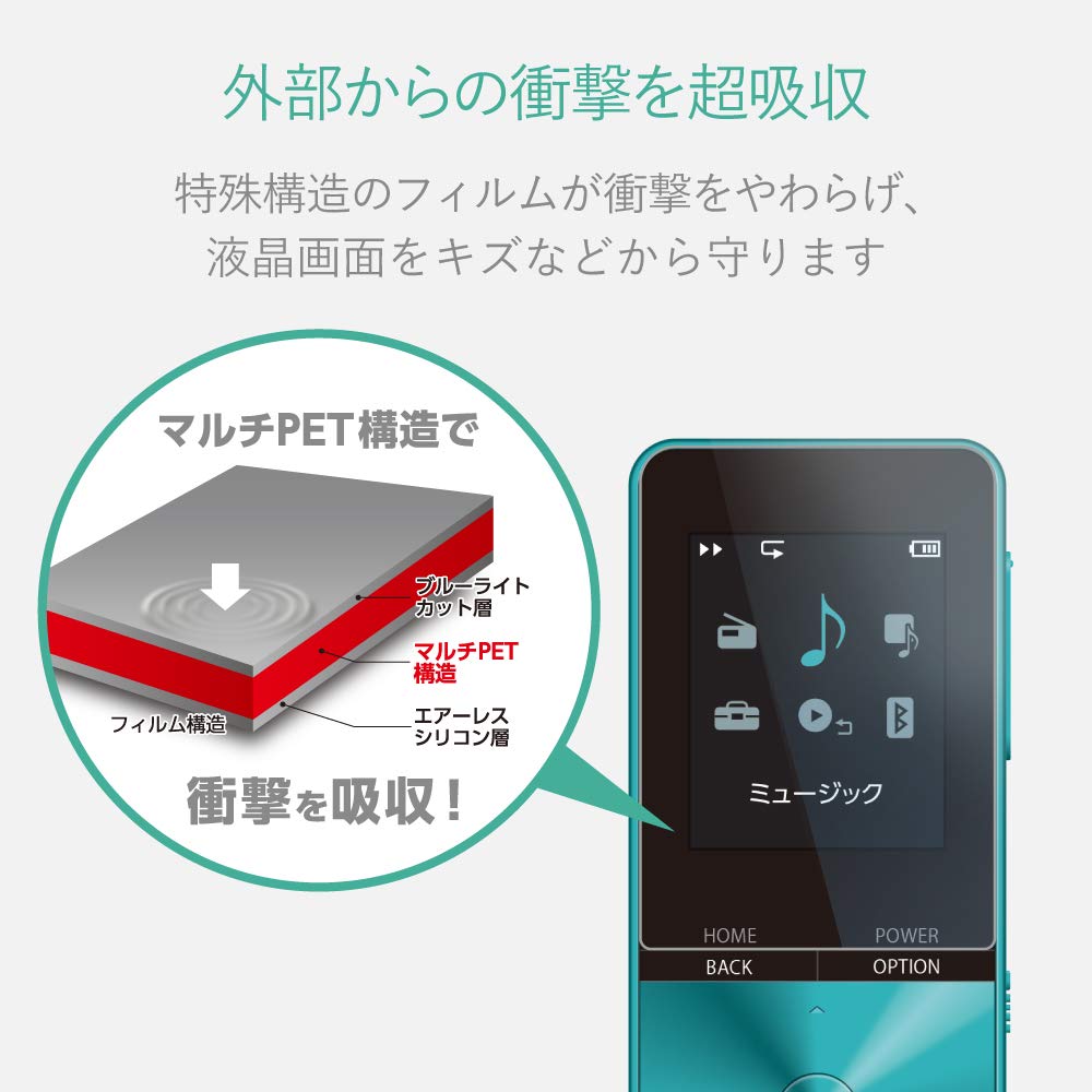 (未使用･未開封品)　エレコム Walkman S/液晶保護フィルム/防指紋/高光沢 6k88evb Amazon.co.jp: エレコム AVS-S17FLFANG Walkman S 液晶保護